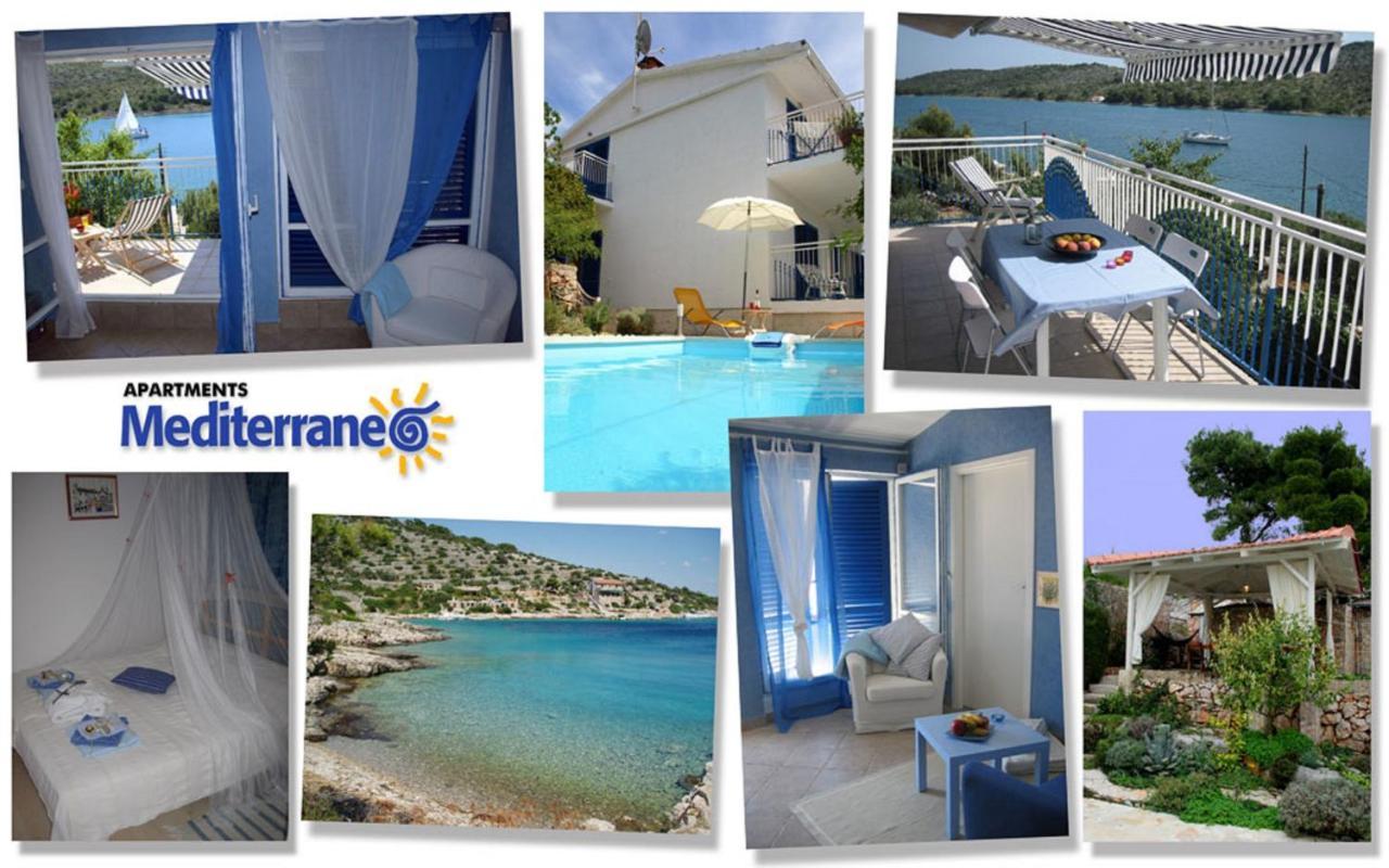 Apartments Mediterraneo Kaprije Eksteriør bilde